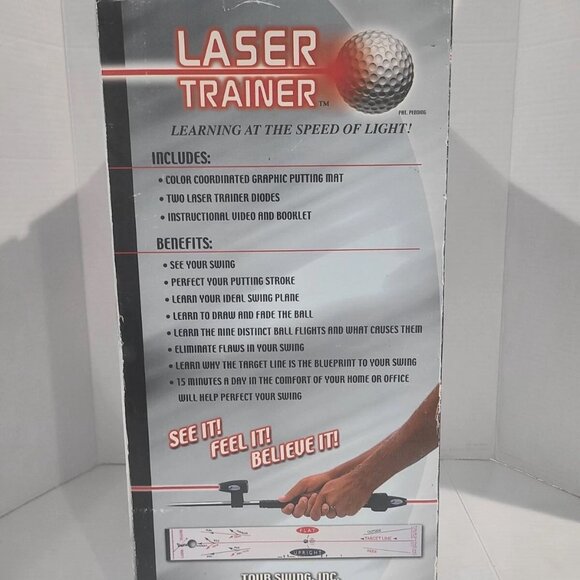 Golf Laser Trainer, 2 laser trainer diodes, graphic mat, video & booklet. - Picture 11 of 11